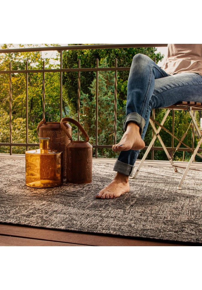 Tapis intérieur ou extérieur motifs orientaux - My Nordic