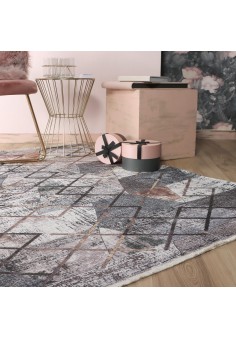 Tapis Intérieur Extérieur Multicouleur Forme Géométrique Coton Recyclé 2