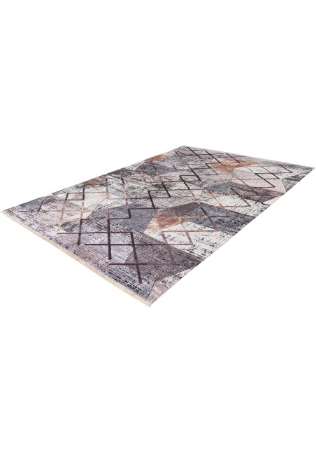 Tapis Multicouleur Intérieur Extérieur Forme Géométrique Coton Recyclé