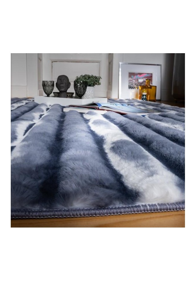 Tapis vague effet 3D très doux