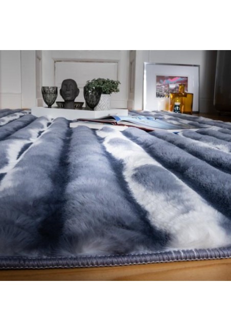 Tapis vague effet 3D très doux