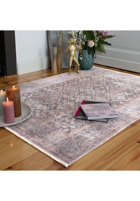 Tapis Oriental Vintage Élégant - Confort & Style Durable