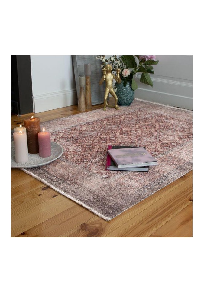 Tapis Oriental Vintage Élégant - Confort & Style Durable