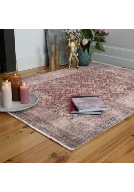 Tapis Oriental Vintage Élégant - Confort & Style Durable