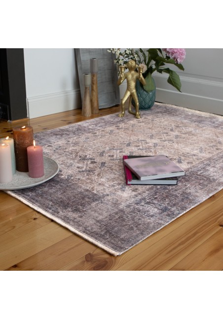 Tapis Oriental Vintage Élégant - Confort & Style Durable