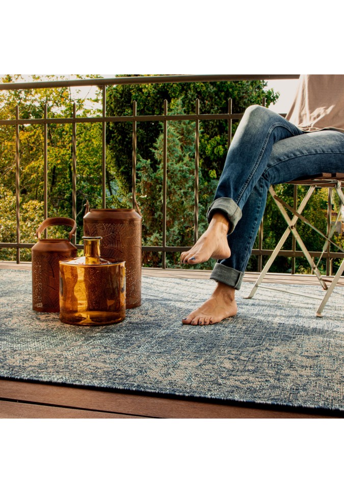 Tapis intérieur ou extérieur motifs orientaux - My Nordic