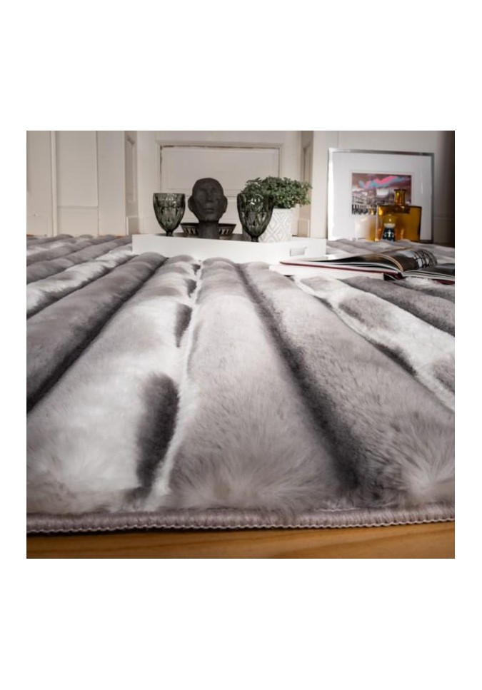 Tapis vague effet 3D très doux