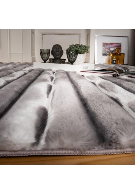 Tapis vague effet 3D très doux