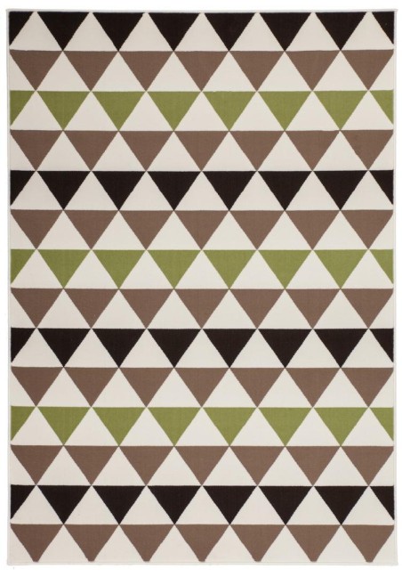 Tapis motifs triangulaires Multicolore - Now 800