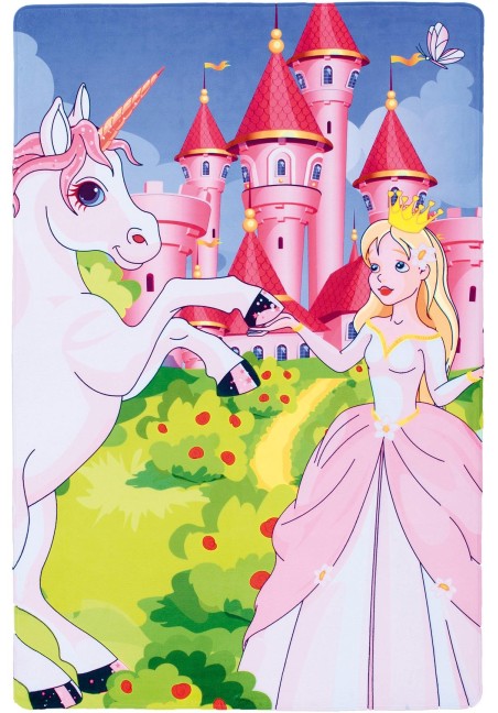 Tapis Princesse et Licorne pour fille pour 39€90