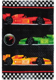 Tapis de voiture de course pour petit garçon