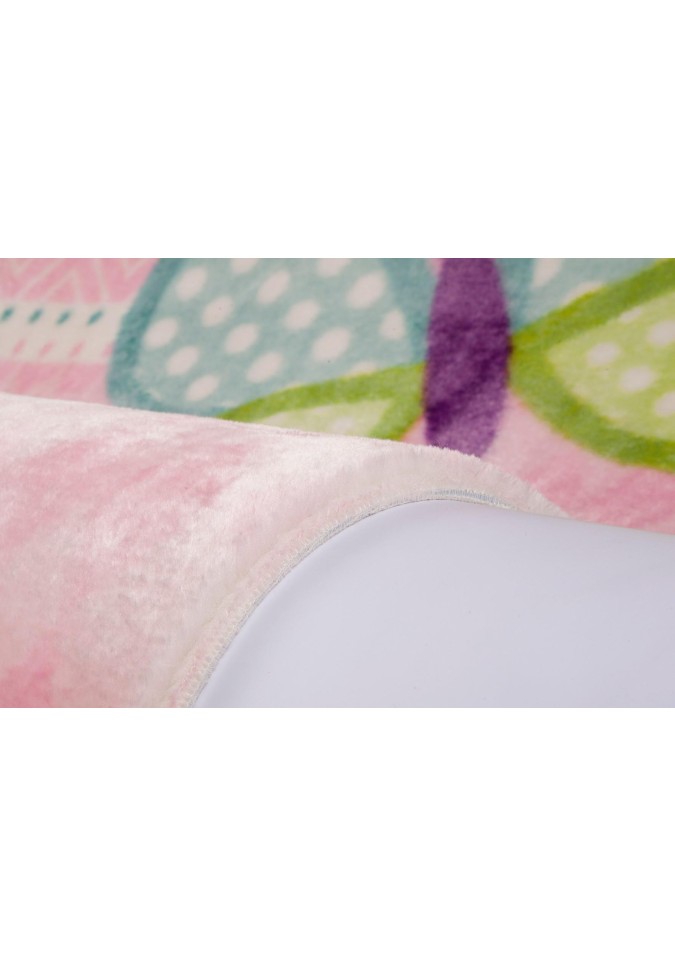 Tapis Papillon Rose