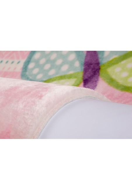 Tapis Papillon Rose