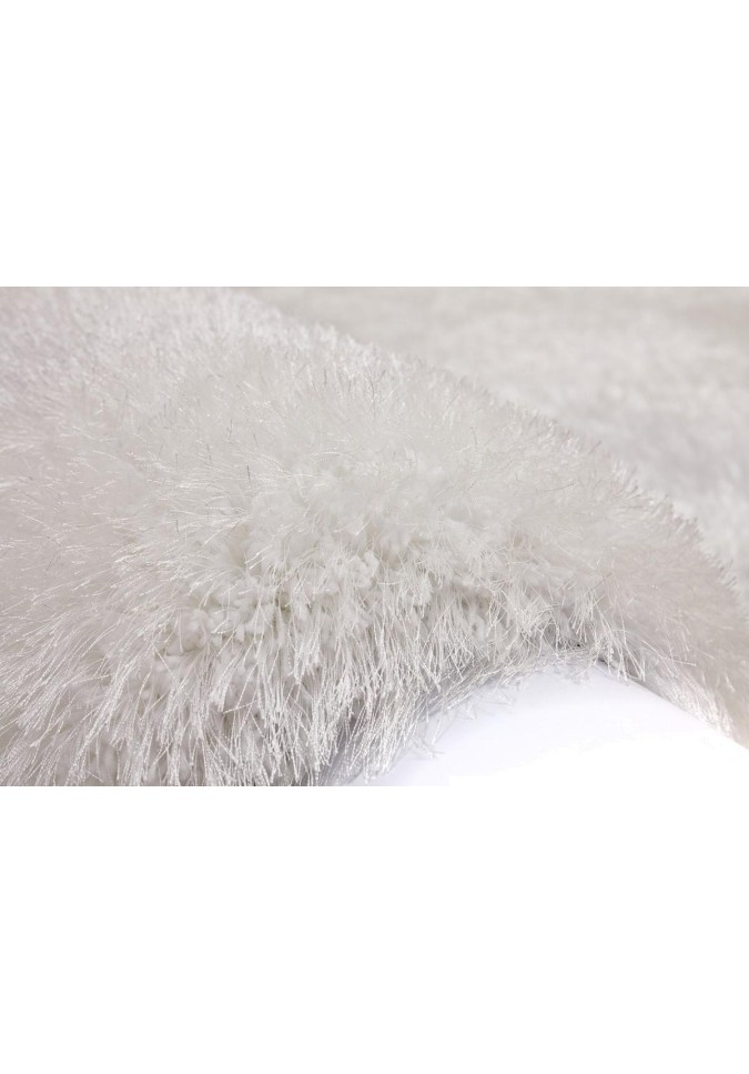 Tapis Shaggy Blanc