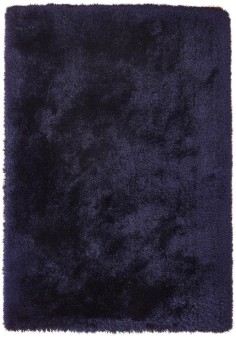 Tapis Poils Longs Ultra Doux Bleu Nuit