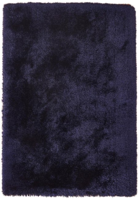 Tapis Poils Longs Ultra Doux Bleu Nuit