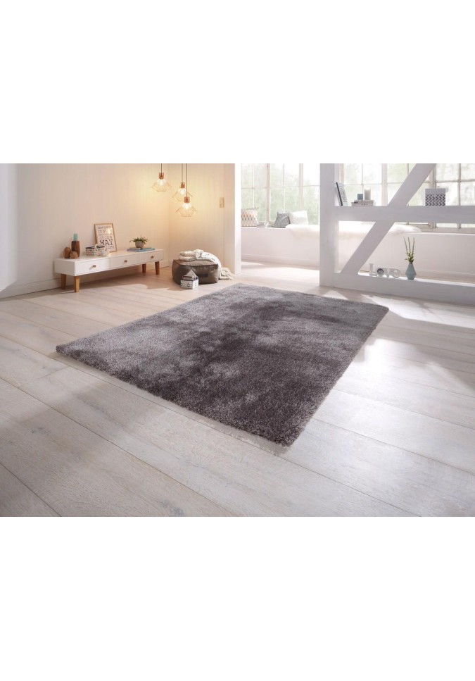 Tapis au poil long Argenté - Royal