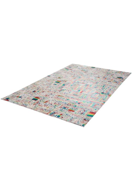 Tapis cuir multi couleur