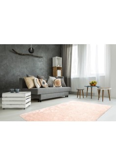 Tapis Shaggy  Rose poudré - Diamond 700 2
