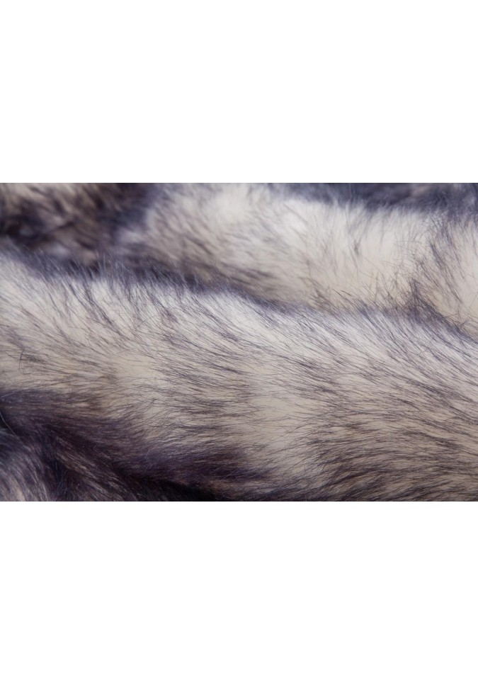 Tapis Shaggy Blanc violet - Crown