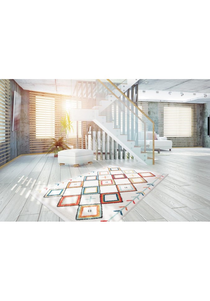 Tapis Shaggy Multicouleur - Agadir 210