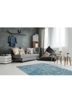 Tapis Vintage - Bleu - Etna 110 2