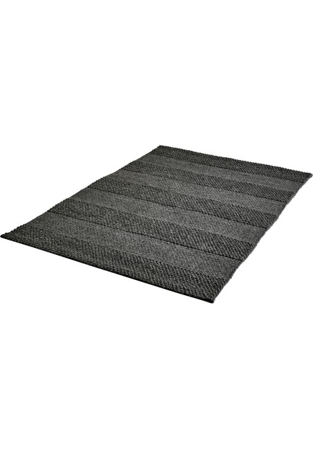 Tapis 100% Laine Gris Béton - Dakoka