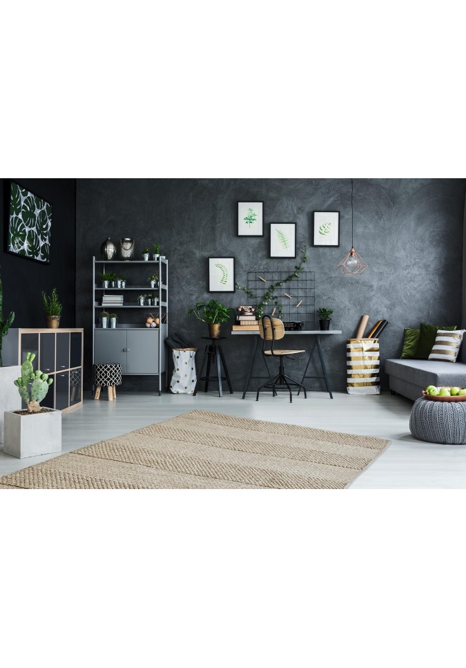 Tapis 100% Laine Beige - Dakoka