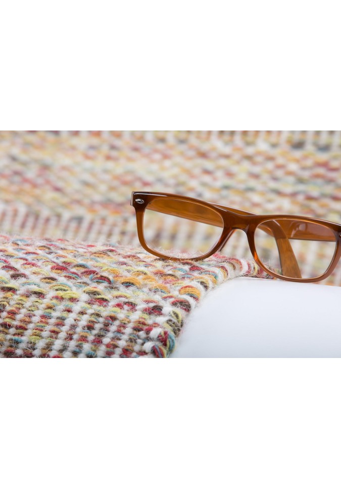 Tapis Couleur Champagne en Laine - Jaipur