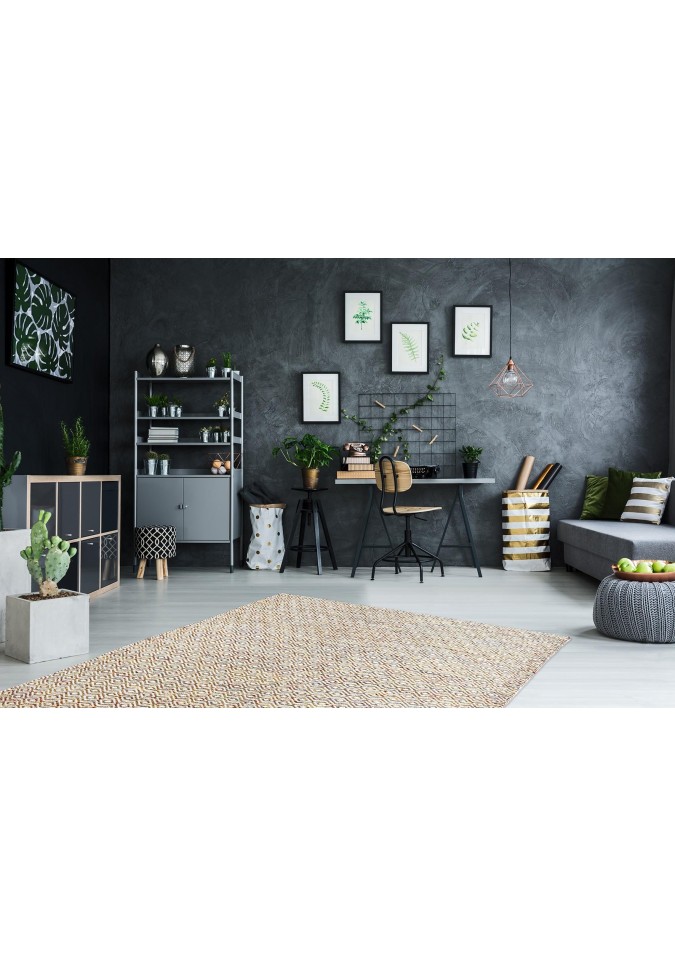 Tapis Multicouleur en Laine - Jaipur