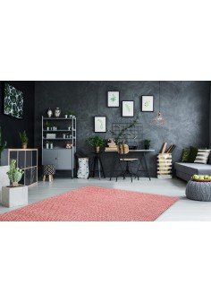 Tapis Rouge en pur Laine - Jaipur 2