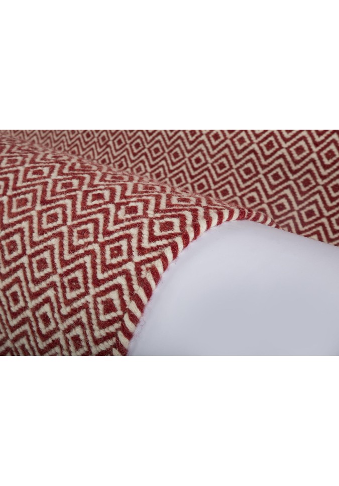 Tapis Rouge en pur Laine - Jaipur