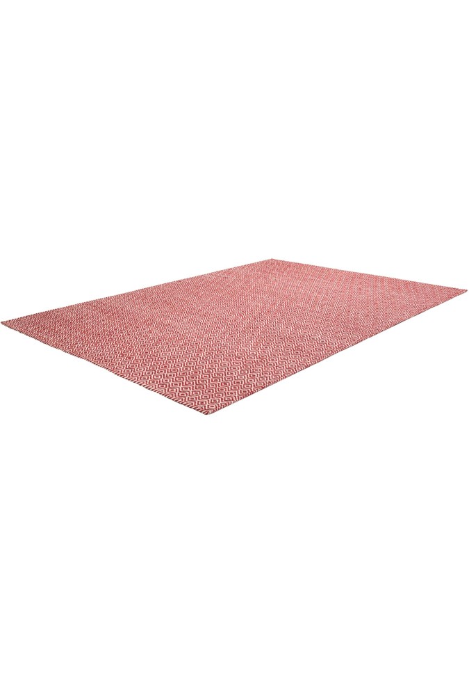 Tapis Rouge en pur Laine - Jaipur