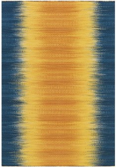 Tapis Laine Jaune Bleu Sunset 8070 - Arte Espina