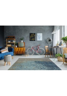 Tapis Multicolore / Bleu - Blaze 100 2