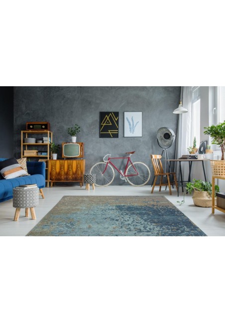 Tapis Multicolore / Bleu - Blaze 100