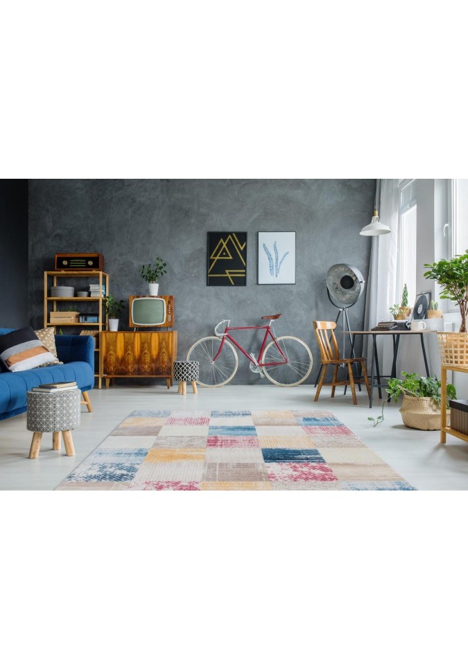 Tapis Vintage Arte Espina Multicolore - Antigua 600