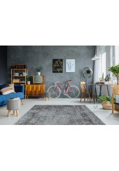 Tapis Vintage Gris / Turquoise - Antigua 300 2