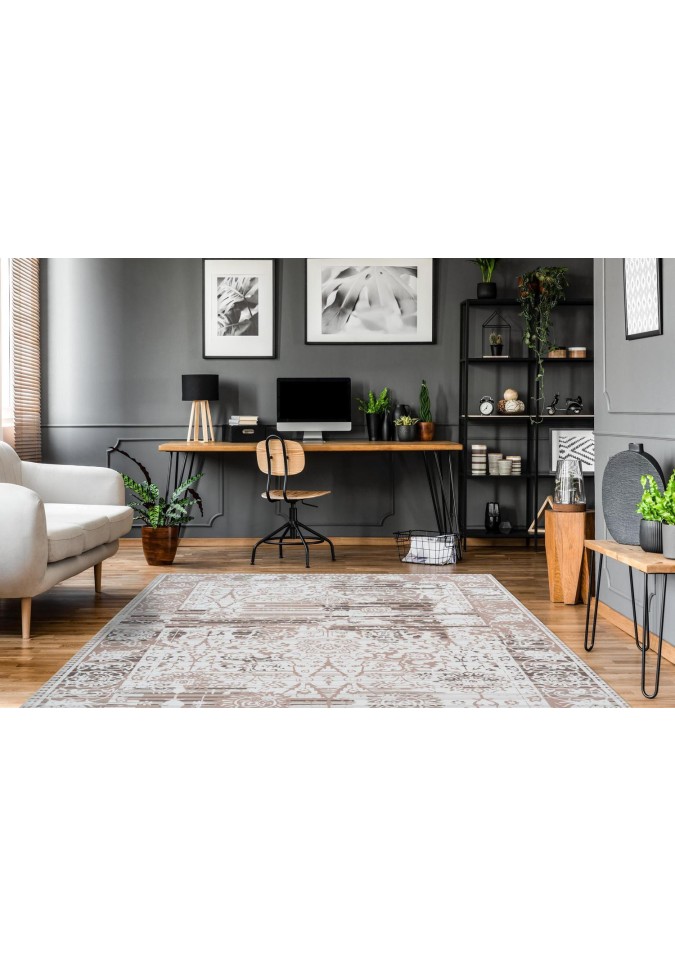 Tapis Vintage Arte Espina Beige - Galaxy 600