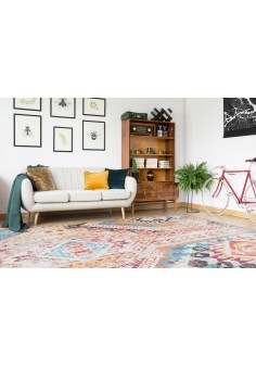 Tapis Vintage Multicolore et Orange - ARTE ESPINA - Indiana 200 2