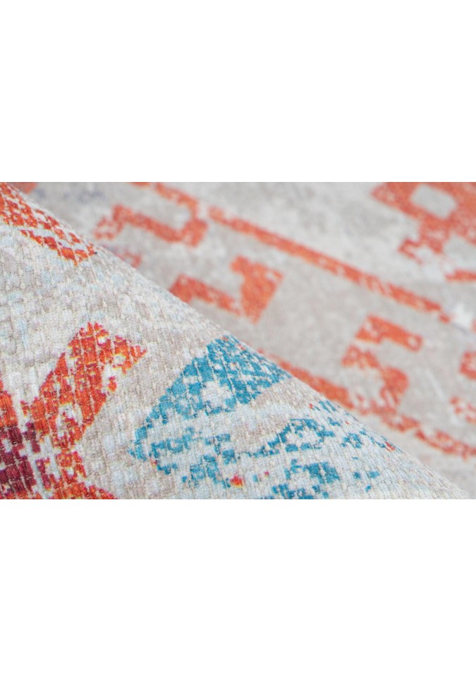 Tapis Vintage Multicolore et Orange - ARTE ESPINA - Indiana 200