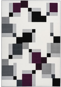 Tapis Vintage Violet / Ivoire - Esperanto 225