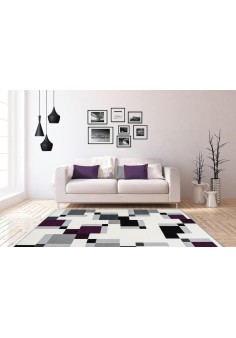 Tapis Vintage Violet / Ivoire - Esperanto 225 2