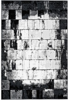 Tapis Vintage Gris Anthracite - Esperanto 325