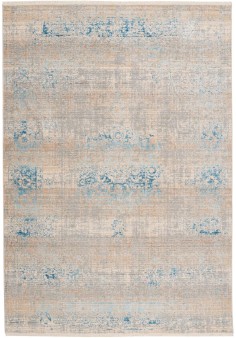 Tapis vintage gris et turquoise - ARTE ESPINA - Baroque 300