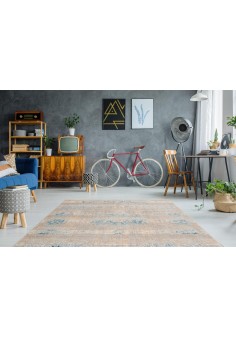 Tapis vintage gris et turquoise - ARTE ESPINA - Baroque 300 2