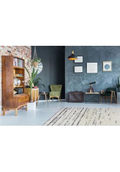 Tapis Shaggy Laine Ivoire - Casablanca 110 2