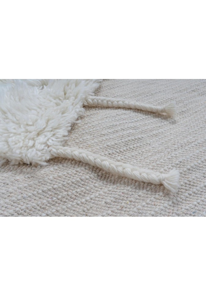 Tapis berbere Laine Ivoire - Casablanca 130