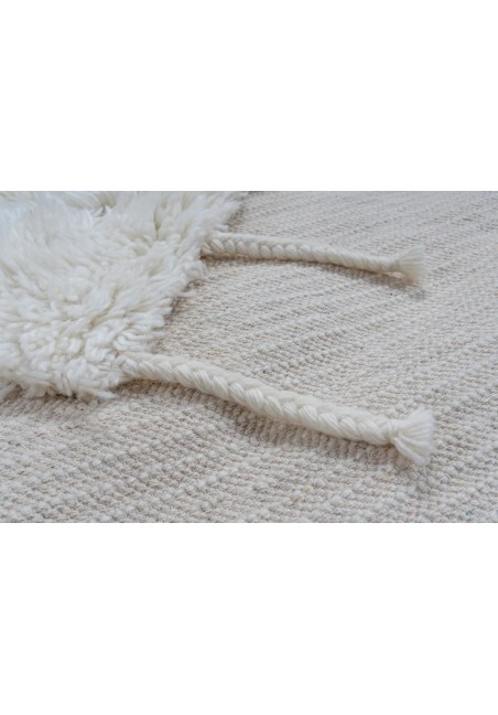 Tapis berbere Laine Ivoire - Casablanca 130