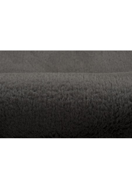 Tapis Descente de Lit Ultra Doux de Couleur Gris